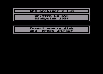 APC archiver