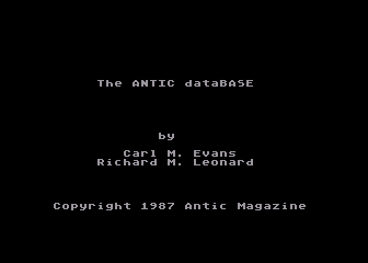 Antic Database