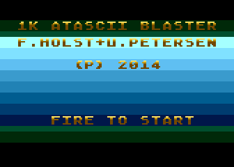 1K ATASCII Blaster / Floppy Bird