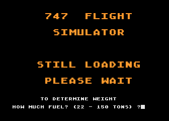 747 Flight Simulator