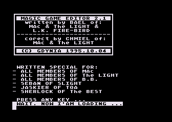 Magic Game Editor