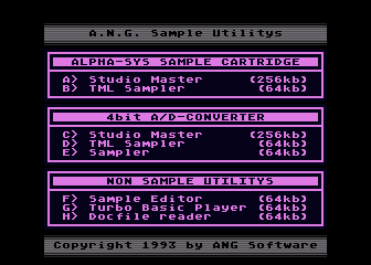 A.N.G. Sample Utilities